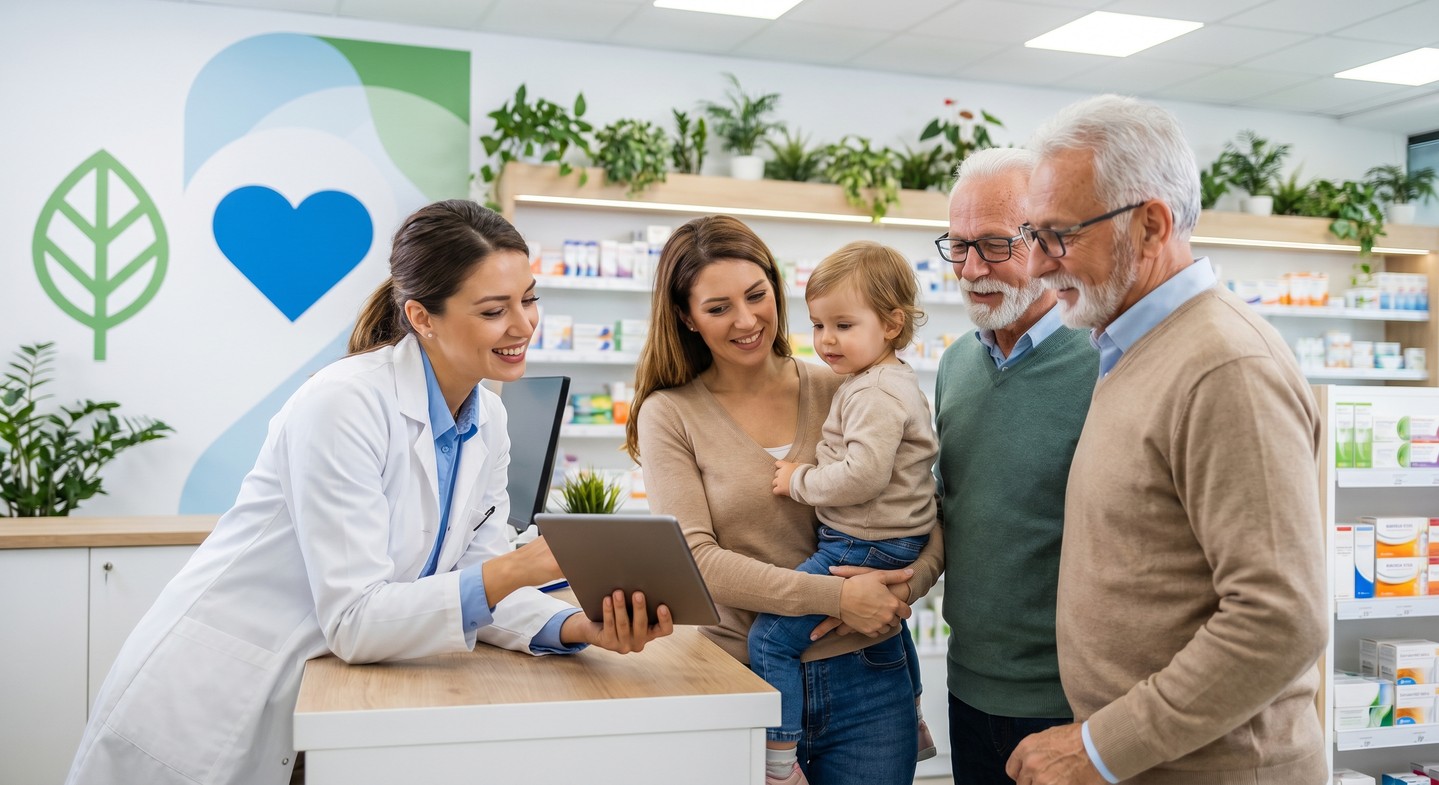 Votre pharmacien, c'est le professionnel de santé le plus proche de vous et de votre famille 💙

Disponible sans rendez-vous, il vous conseille, vous oriente et veille sur votre santé au quotidien — pour vous, vos enfants, vos parents.

✅ Conseils personnalisés
✅ Suivi de vos traitements
✅ Écoute et disponibilité 7j/7

Ne sous-estimez jamais la valeur de ce lien de confiance unique. Votre pharmacie, c'est bien plus qu'un lieu de délivrance de médicaments — c'est un véritable partenaire santé à chaque étape de votre vie. 🌿

👉 Partagez cette publication pour rappeler à vos proches la chance d'avoir un pharmacien de confiance près de chez eux !

#ConseilPharmacien #SantéProximité #Pharmastar #Officine #Pharmacie #SantéAuQuotidien #ProximityHealth #VotrePharmacien #BienÊtre #SantéFamille