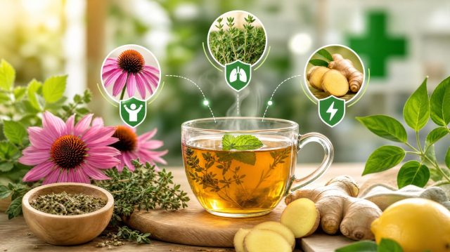 Boostez vos défenses naturelles avec le pouvoir des tisanes bio ! 🌿 En cette période, rien de tel qu'une tasse chaude pour prendre soin de vous et renforcer votre immunité.
Nos pharmaciens Pharmastar vous conseillent :
✅ Échinacée : Idéale pour stimuler le système immunitaire.
✅ 𝗧𝗵𝘆𝗺 : Un allié précieux pour la gorge et les voies respiratoires.
✅ 𝗚𝗶𝗻𝗴𝗲𝗺𝗯𝗿𝗲 : Connu pour ses propriétés anti-inflammatoires et énergisantes.
Intégrez ces gestes simples à votre routine bien-être et ressentez la différence !
Et vous, quelle est votre tisane préférée pour rester en pleine forme ? Dites-nous en commentaire ! 👇
#Pharmastar #Santé #Immunité #TisanesBio #BienÊtre